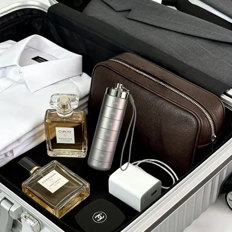 🔥TODAY 49% OFF - Metal Travel Pill Organizer