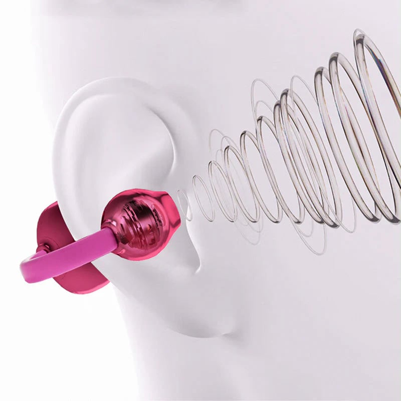 🎉Last Day Promotion 49% OFF💞Fashionable Clip-On Wireless Headphones with Handbag