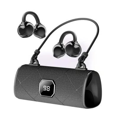 🎉Last Day Promotion 49% OFF💞Fashionable Clip-On Wireless Headphones with Handbag