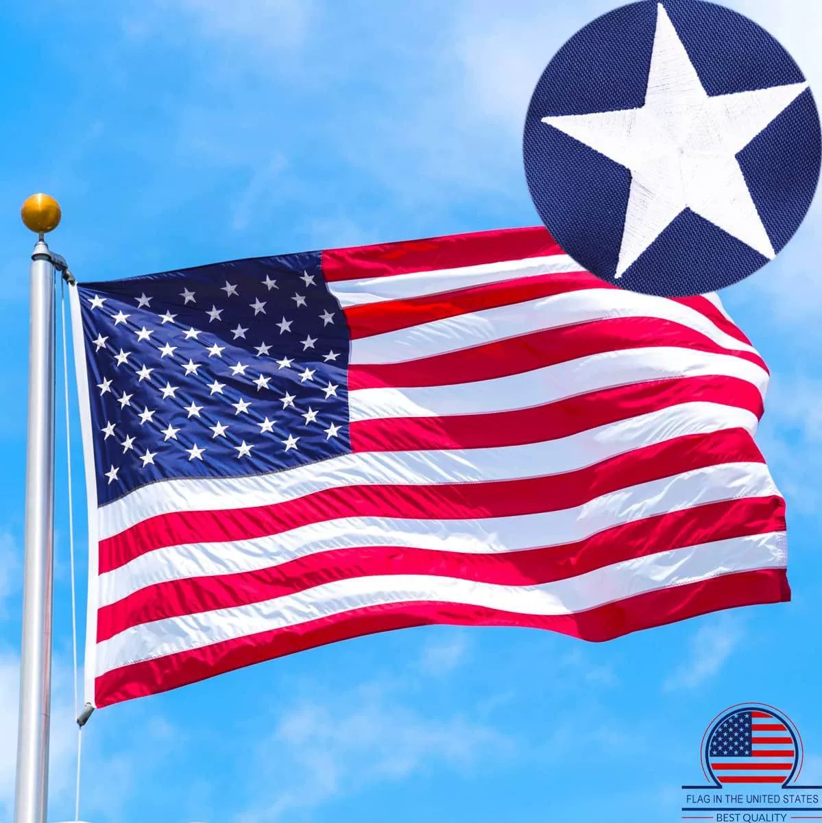 🔥Last Day 49% OFF-2026 Best Embroidered Stars American Flags