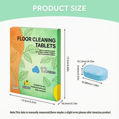 🔥Only $15.99 Last Day Promotion!⭐-Efficient Floor Cleaning Tablets: Multi-Surface Solution (Lemon Scent)
