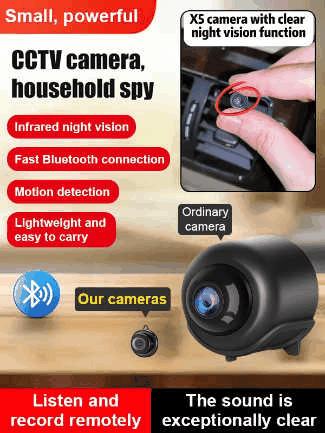 🎁[Upgraded ultra-invisible] No-plug camera🔥
